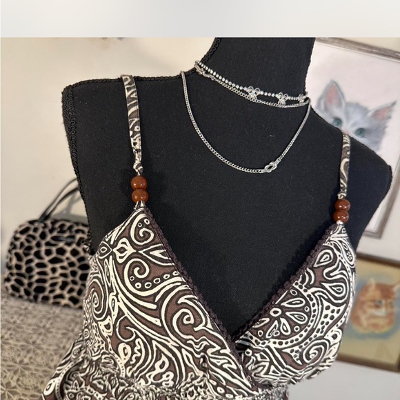 No Boundaries Black and White Paisley Mini Dress - Picture 2 of 6